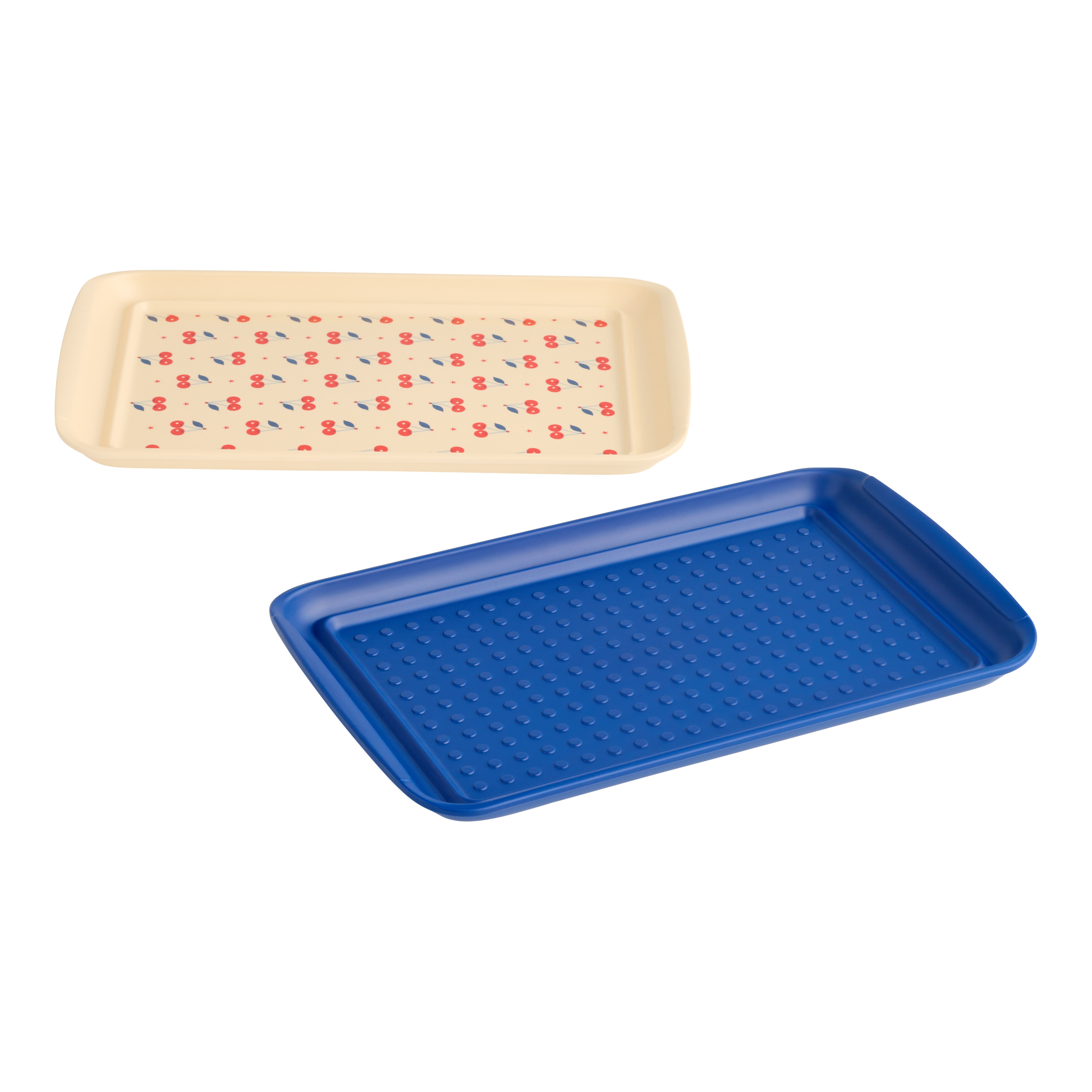 Melamine Outdoor BBQ Food Prep and Serving Trays 2 Pack | World Market