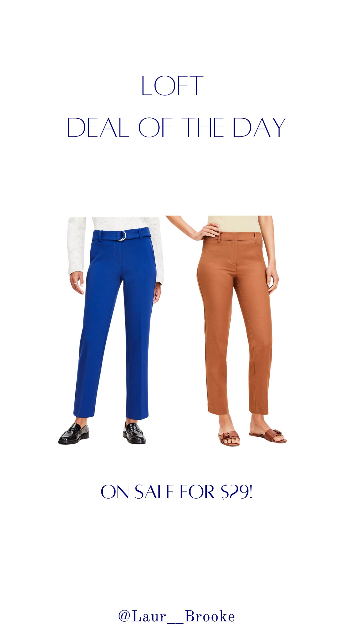 Loft Deal of the Day - HOC Spring work pants

#LTKFindsUnder50 #LTKSaleAlert #LTKWorkwear