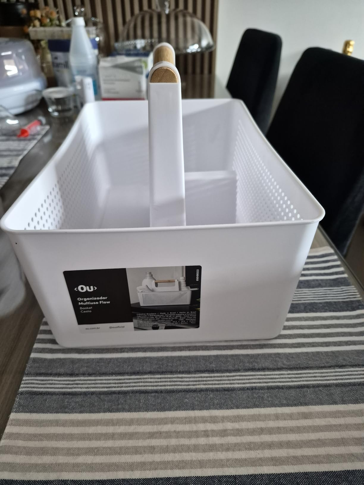 Ou Organizador Multiuso 8L Bege Linha Flow | Amazon (BR)