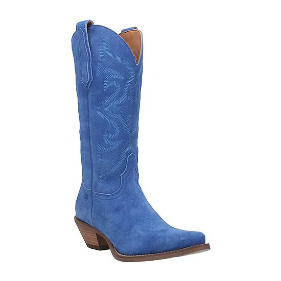 Dingo Womens Out West Stacked Heel Cowboy Boots | JCPenney