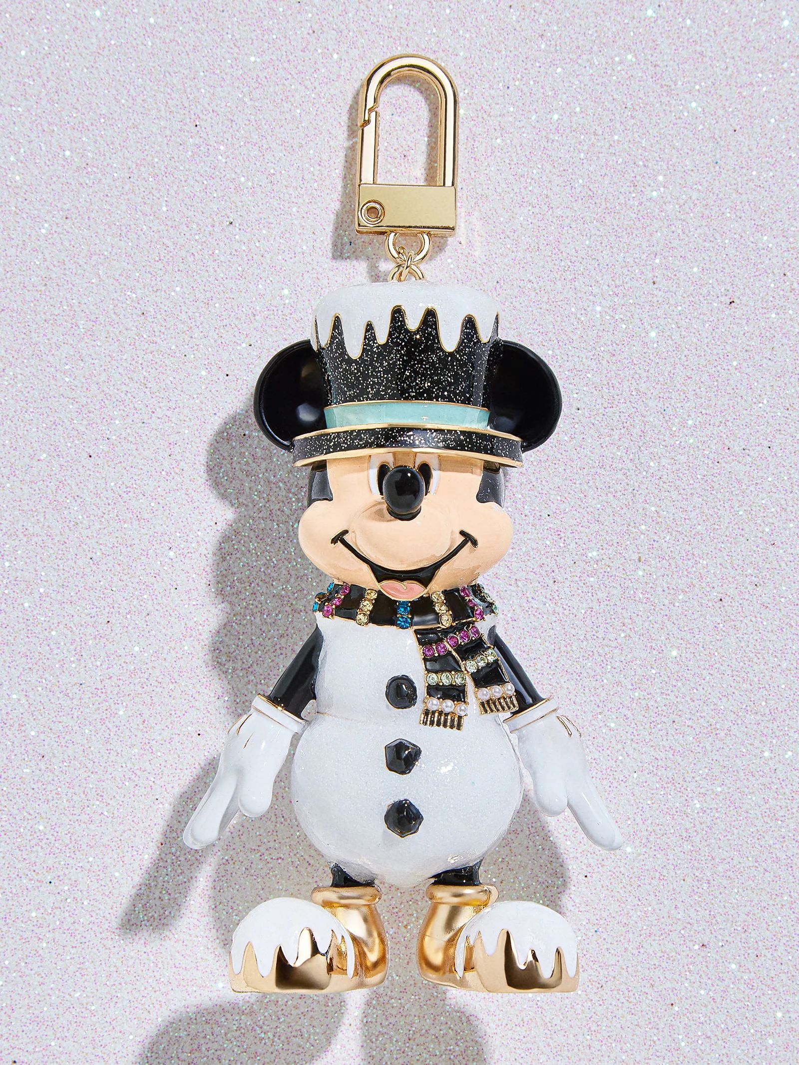 Mickey Mouse Snowman Disney Bag Charm - Mickey Mouse Snowman | BaubleBar (US)