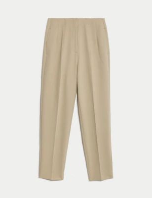 Tapered Ankle Grazer Trousers | Marks & Spencer (UK)