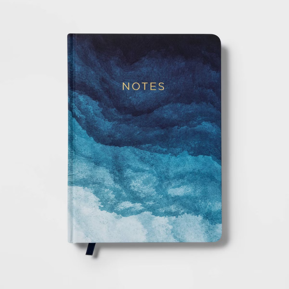 240 Sheet College Ruled Journal 7.75"x5.5" Blue Watercolor - Threshold™ | Target