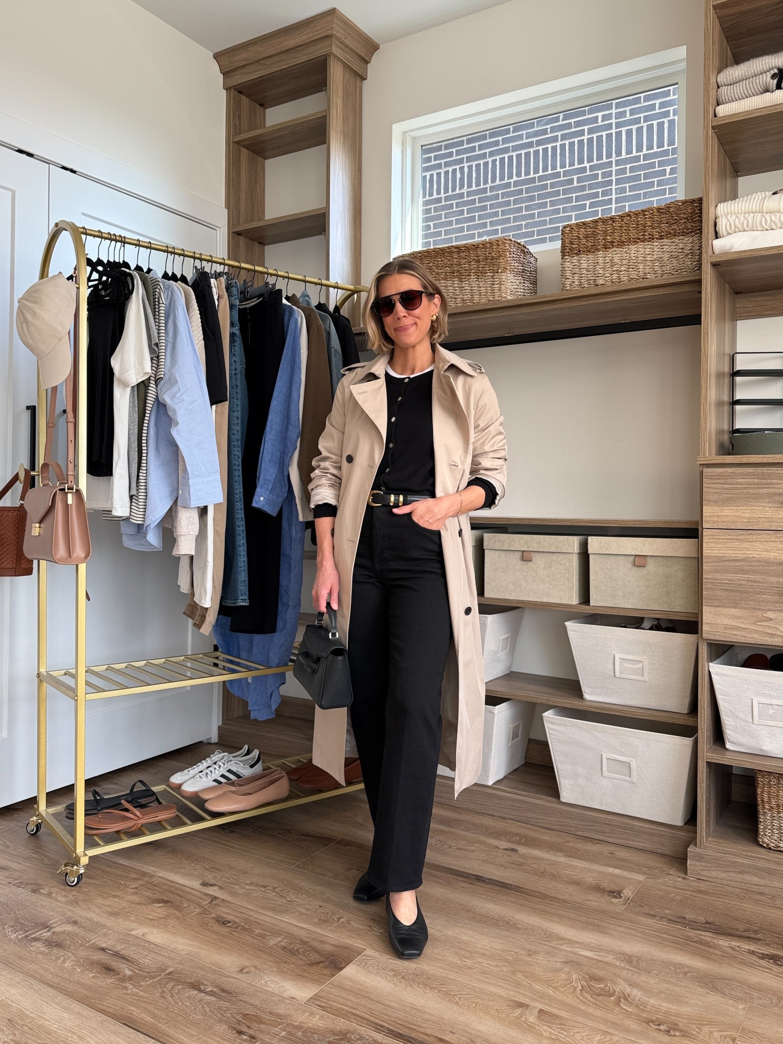 Wearing small trench coat (could have sized down), 26/regular jeans, XS tank, medium cardigan (fits tts), small belt, flats tts 

#LTKFindsUnder100 #LTKStyleTip #LTKFindsUnder50