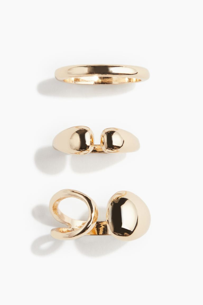 3-pack Rings | H&M (US + CA)
