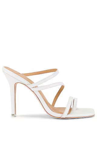 Cindy Sandal in White Leather | Revolve Clothing (Global)