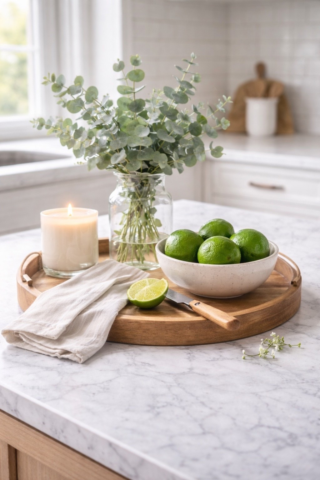 Just refreshed this little kitchen tray for spring 🤍
Sharing a few similar pieces to get the same cozy look. 

#LTKHome #LTKSeasonal #LTKOver40