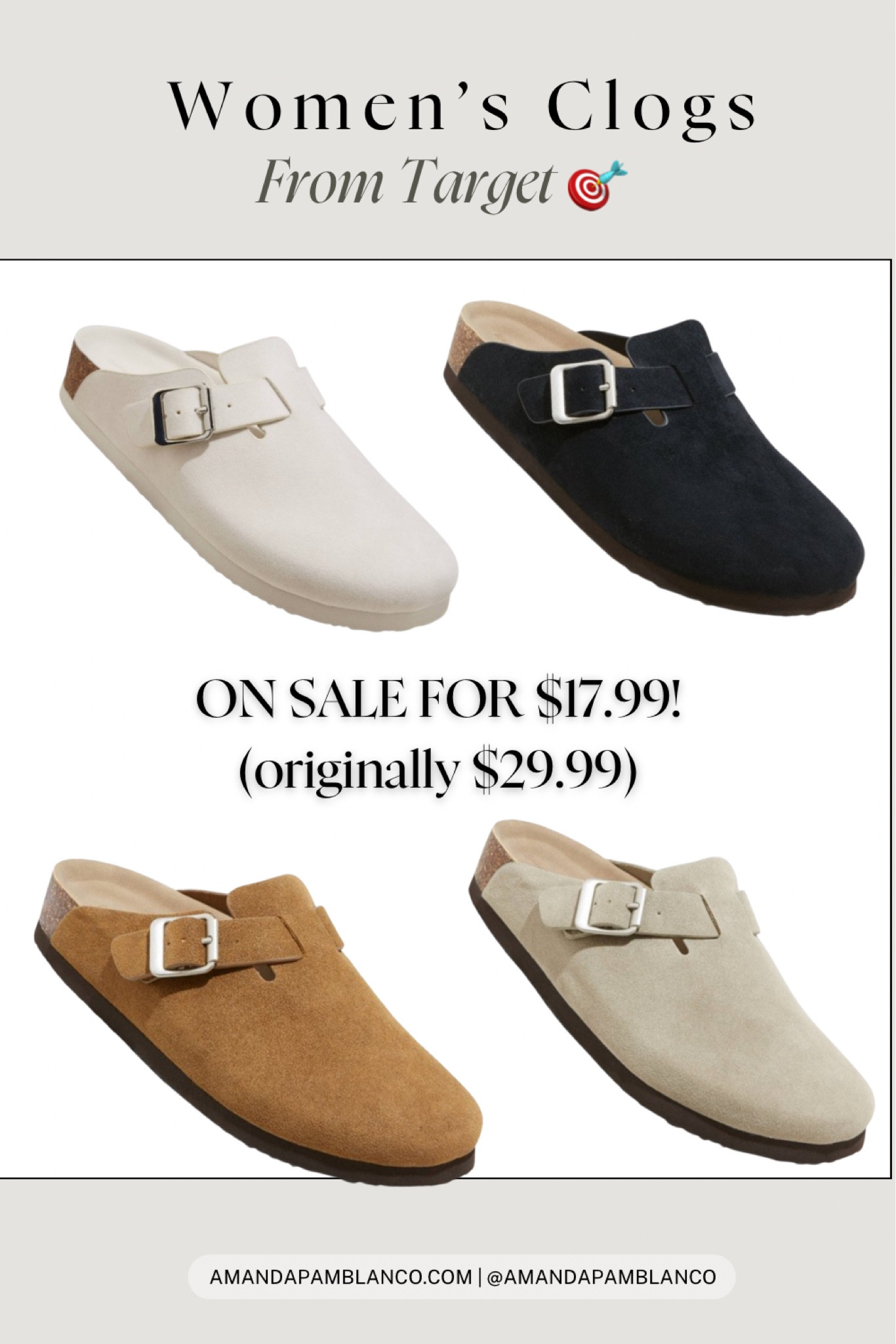 The viral Birkenstock Boston Clogs are on sale for $17.99 at Target!!!

So many good Target Circle Sale finds! 

#LTKtargetcircle 

#LTKShoeCrush #LTKSaleAlert
