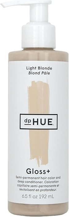 dpHUE Gloss+, Light Blonde - 6.5 oz (8-12 Applications) - Semi-Permanent Hair Color & Conditioner... | Amazon (US)