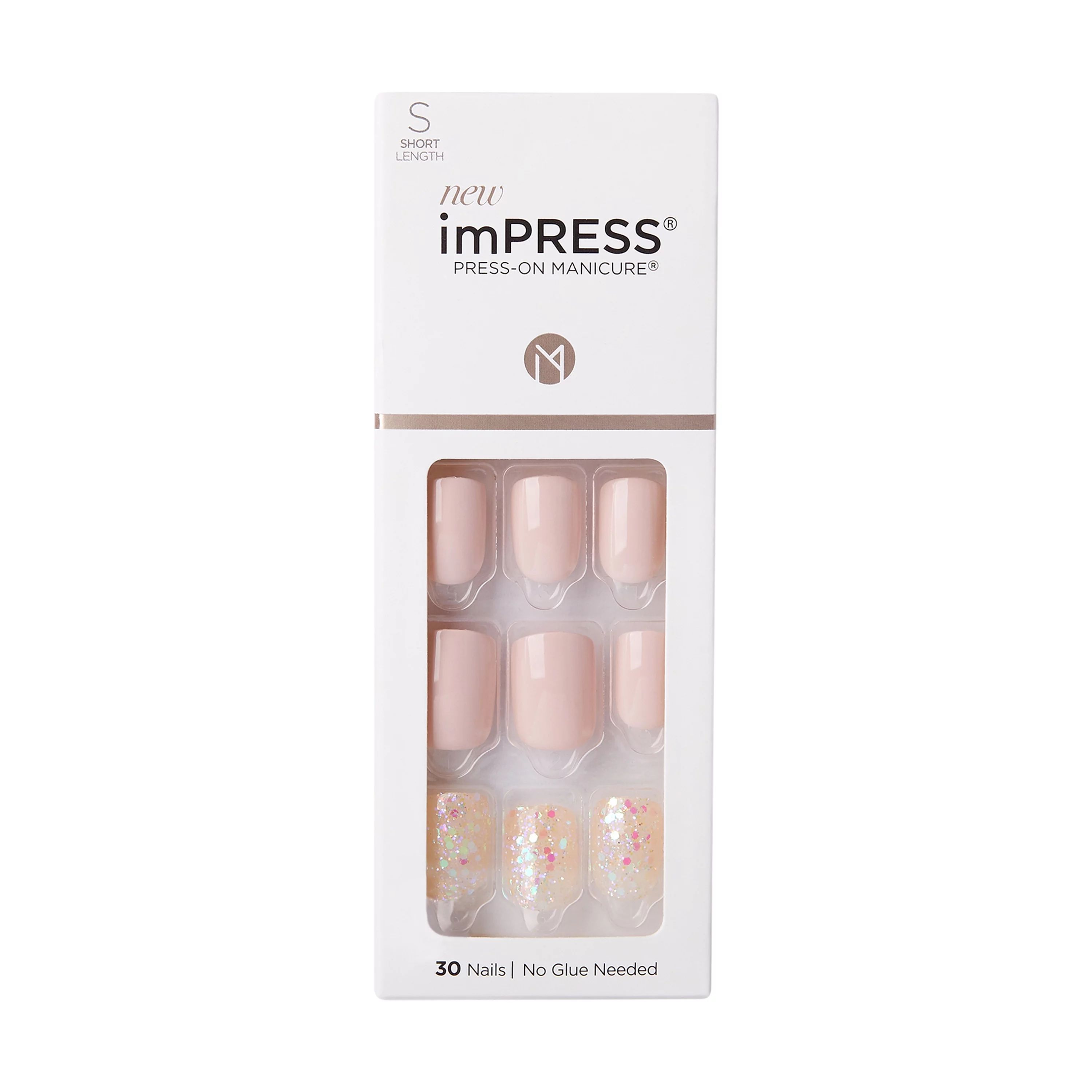 KISS imPRESS Press-on Manicure Fake Nails, ‘Dorothy’, 30 Count | Walmart (US)