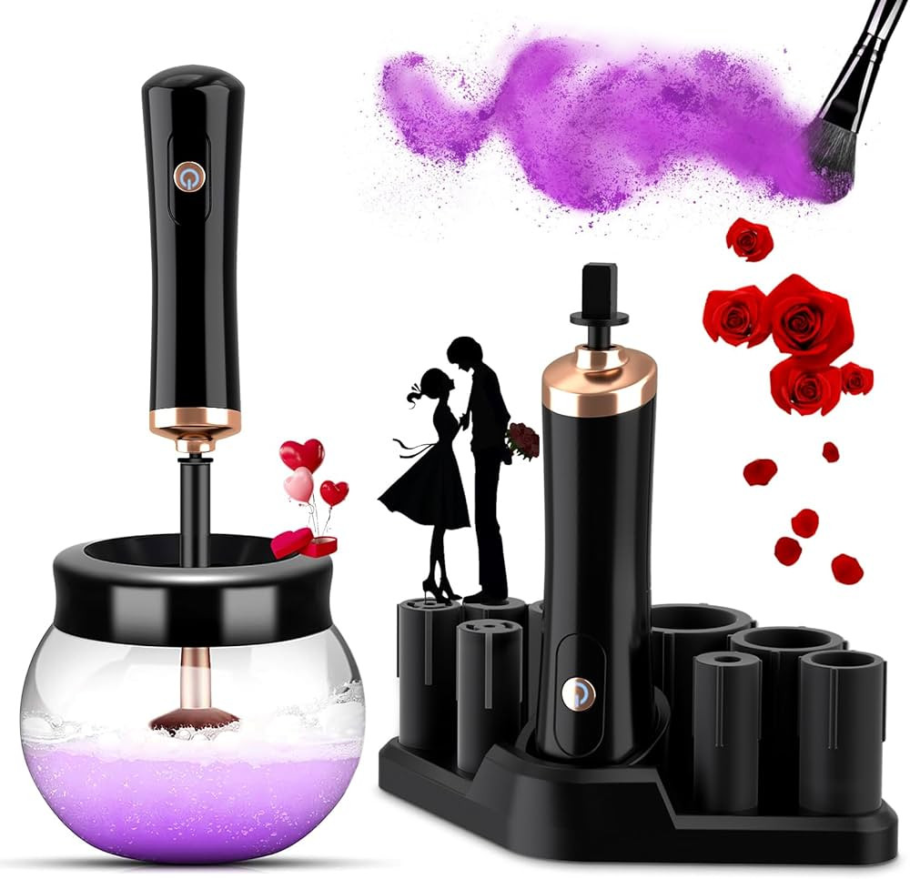 Pro 2019 Upgraded Electric Makeup Brush Cleaner and Dryer,DOTSOG Automatic Brush Spinner for all ... | Amazon (US)