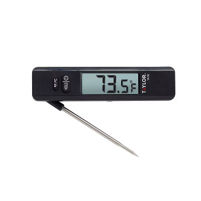 Taylor Compact Digital Folding Probe Kitchen Meat Cooking Thermometer: Stainless Steel, Digital D... | Target