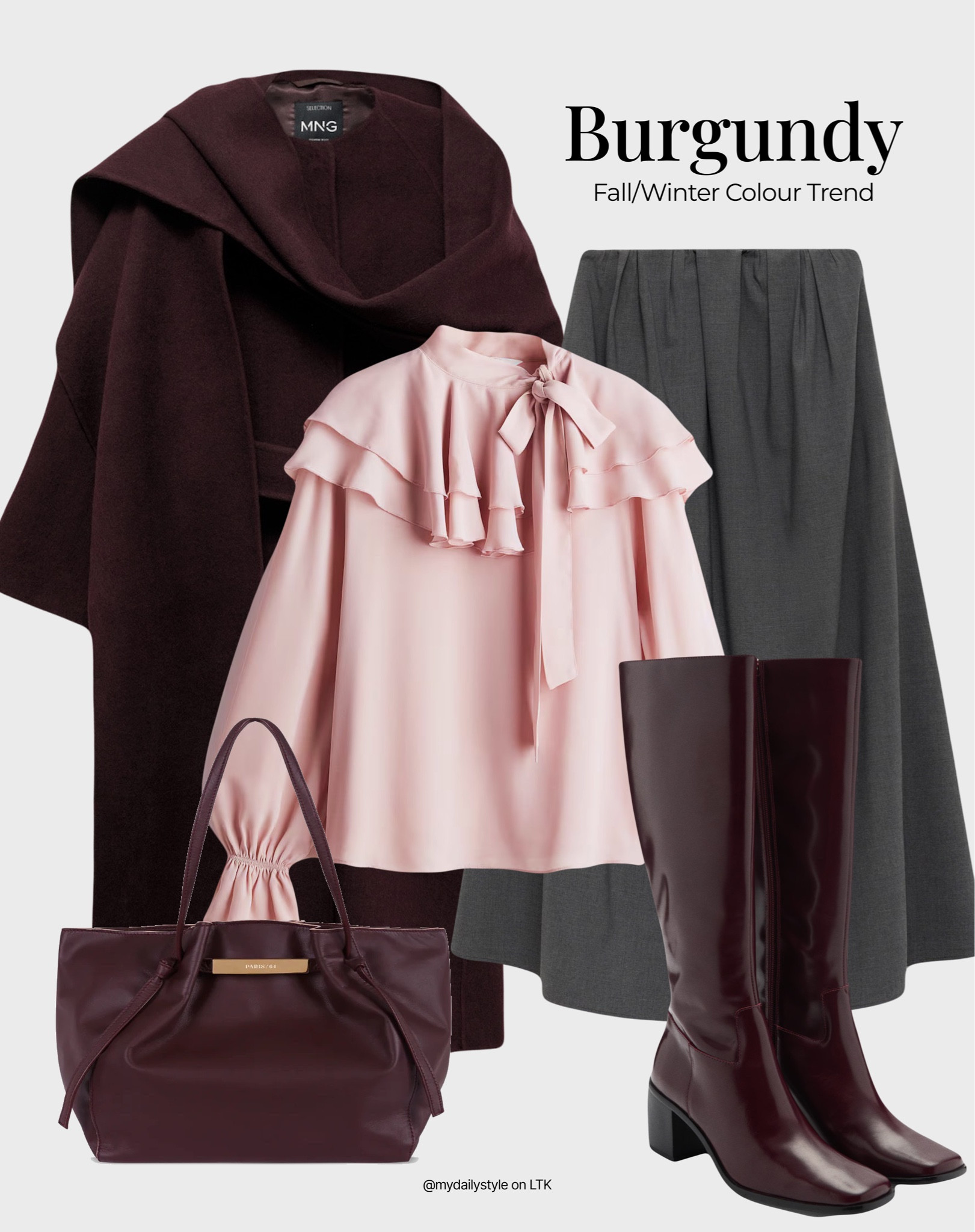 Burgundy + pink colour combination for winter styling 🖤

Check out more styling ideas in my profile. 

Tags: burgundy, cherry red, grey, winter style, winter style, winter outfit, winter fashion, easy styling, simple everyday look, chic & basic outfit, Parisian look, casual outfit, capsule wardrobe, office look, brunch style, high street.

#LTKshoes #LTKwinter #LTKstyletip