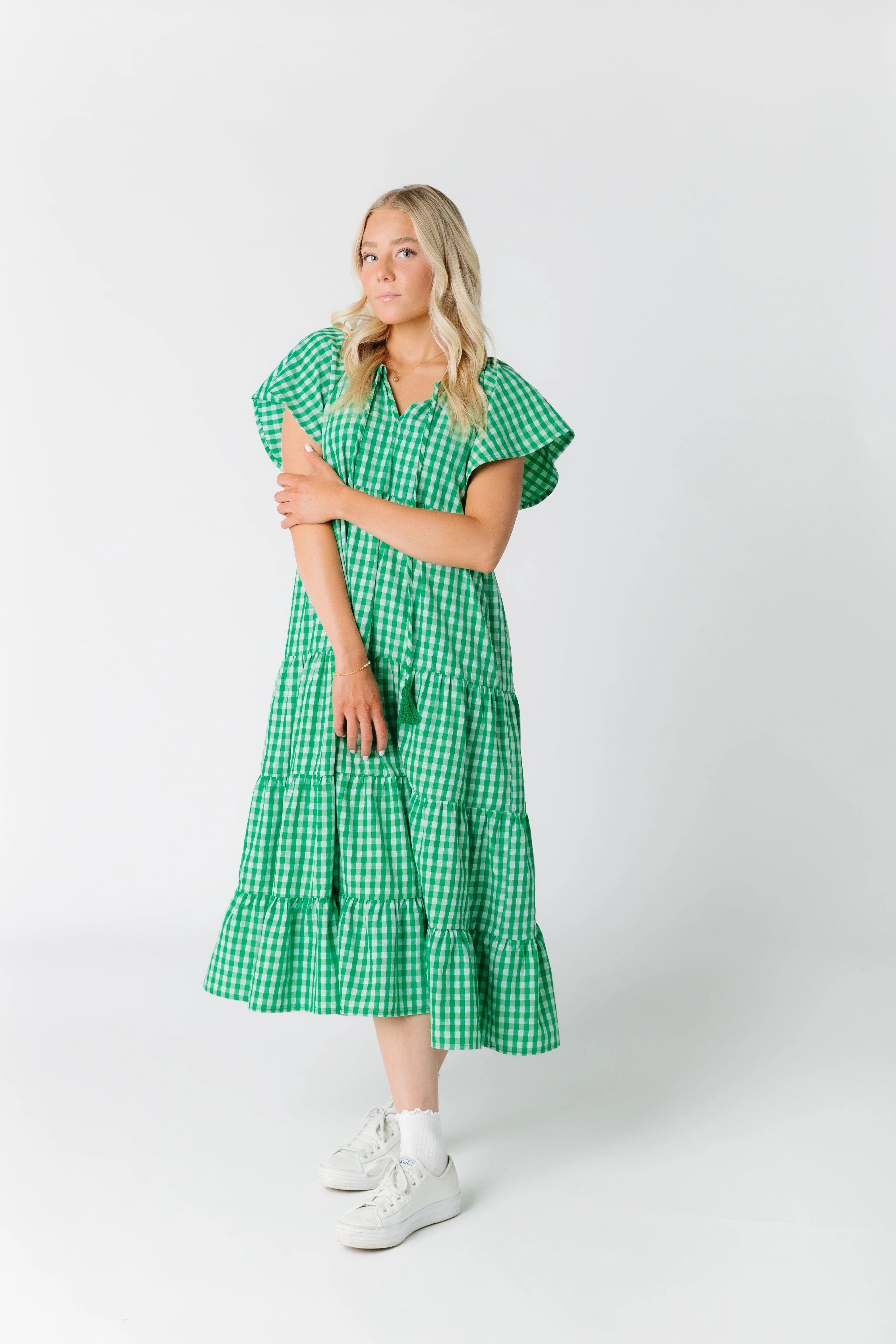 Brass & Roe Spring Gingham Dress | Called To Surf