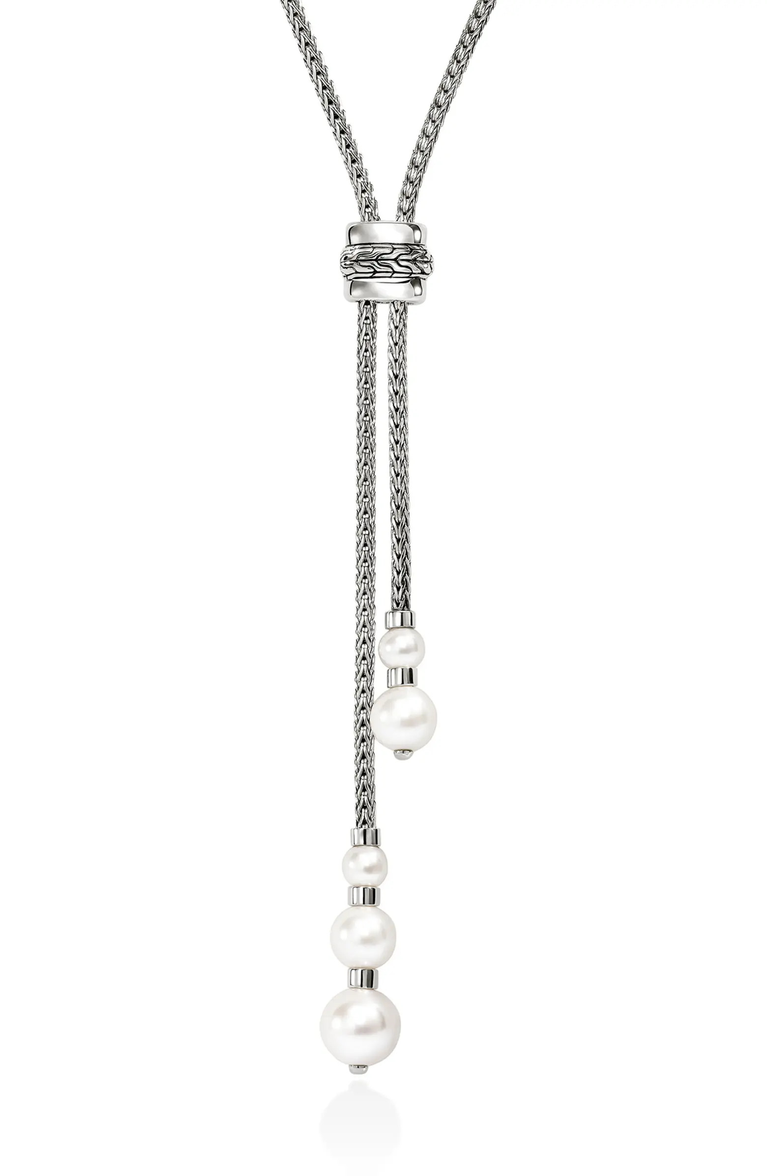 John Hardy JH Essentials Pearl Lariat Necklace | Nordstrom | Nordstrom