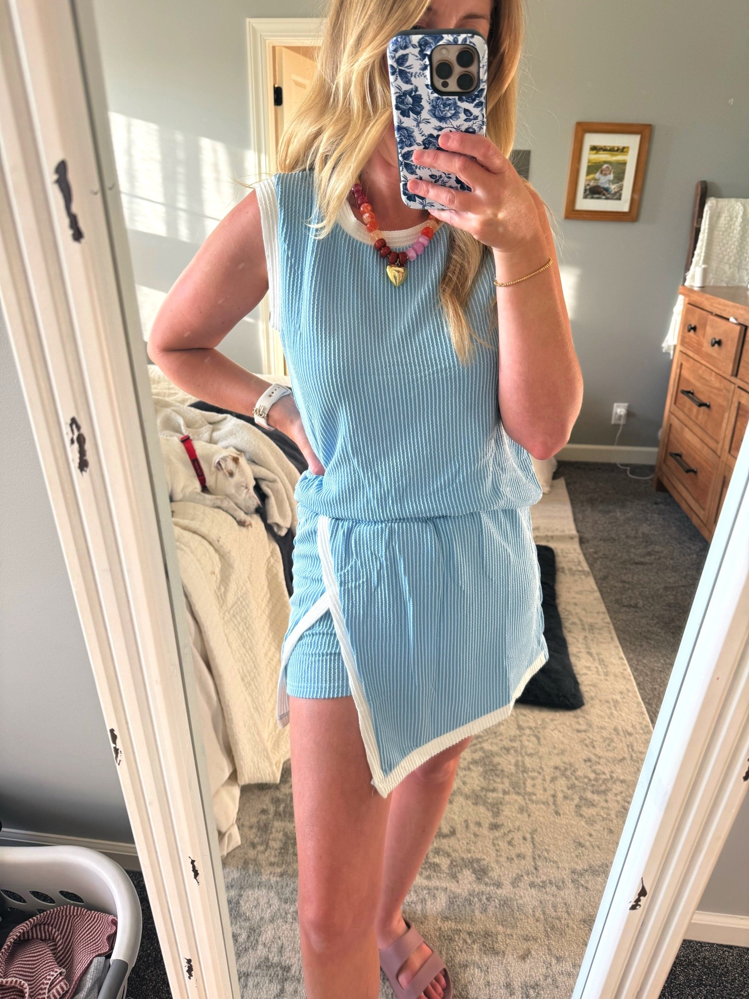 The cutest Amazon set and necklace combo! So many colors ❤️🧡💛💚🩵💜🩷

#LTKootd #LTKmomlife #LTKmorningroutine