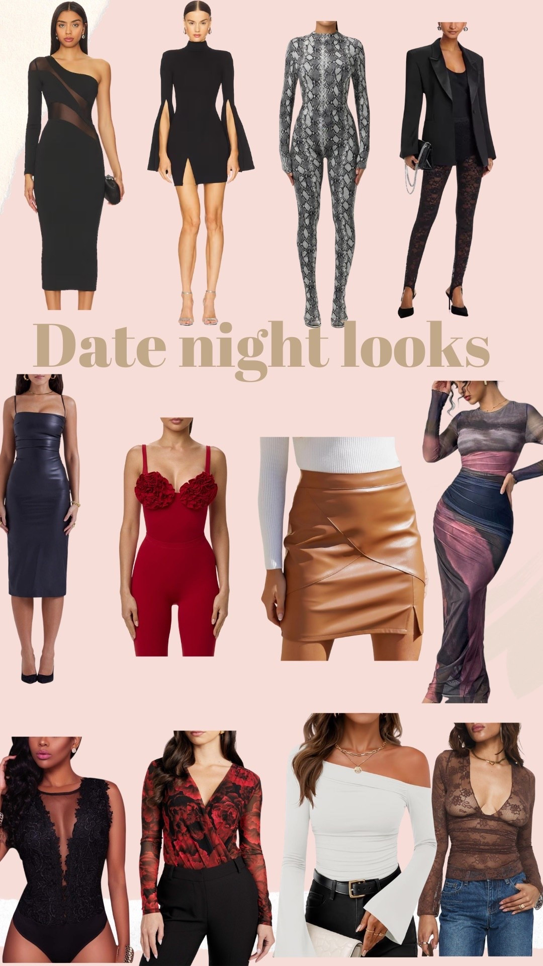 These date night outfits are head turners ! Whether it’s dinner, rooftop cocktails, or a night out you’ll turn heads, give confidence, and a huge amount of feminine style

#LTKSaleAlert #LTKMidsize #LTKgrwm