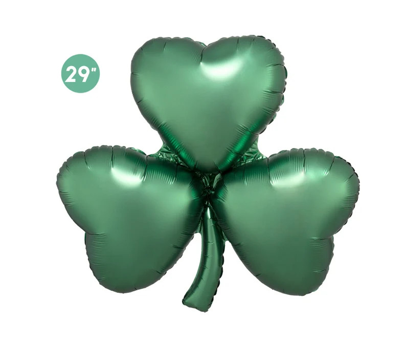 St Patrick's Day Shamrock Foil Balloon 29-inch Jumbo - Etsy | Etsy (US)