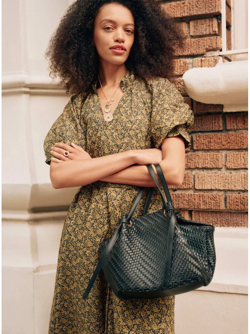 Scenario Women's Mini Clam Tote, Black | Walmart (US)