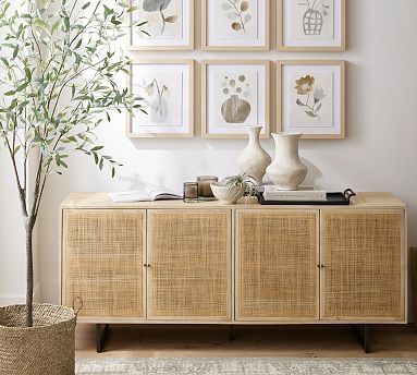 Dolores Cane Console Table | Pottery Barn (US)