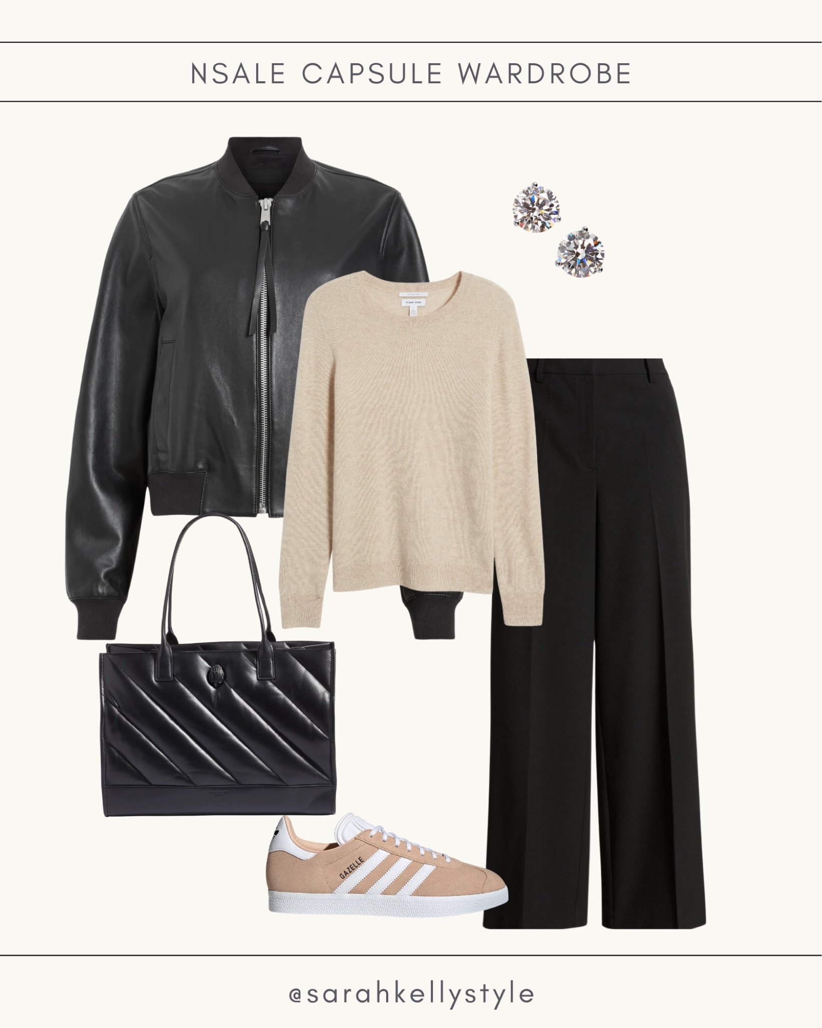  NSALE Fall capsule outfit ! My classic pair of black trousers can easily be dressed up for work or evening out, or dressed down for a casual weekend look or travel day look! 

#LTKStyleTip #LTKxNSale #LTKOver40