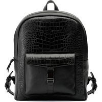 Leather Backpack For Men, Black Croco Backpack, Laptop Bags, Handmade Gift Him, Fathers Day | Etsy (US)