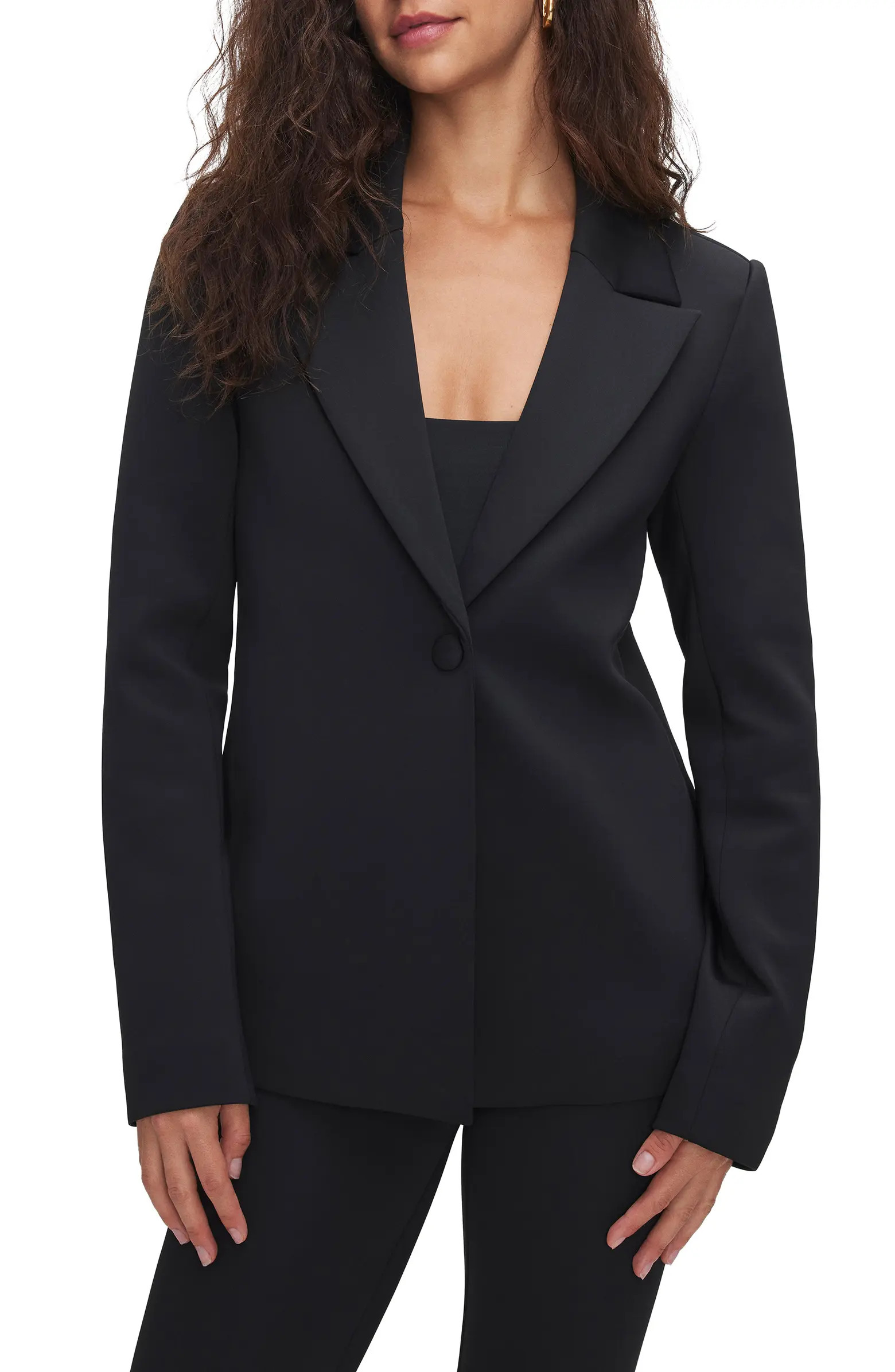 One-Button Scuba Blazer | Nordstrom