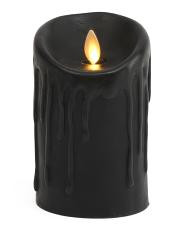 Wax Drip Flameless Candle Pillar | TJ Maxx