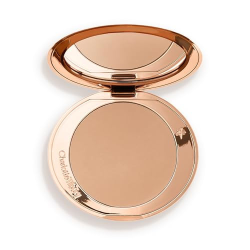 Charlotte Tilbury Airbrush Matte Bronzer - Smoothing & Blurring Powder Bronzer with an Airbrush Finish - Refillable Makeup Infused with Silky Mica & Hyaluronic Acid - 1 Fair | Amazon (US)