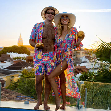 The Colombia - Long Kimono | Kenny Flowers