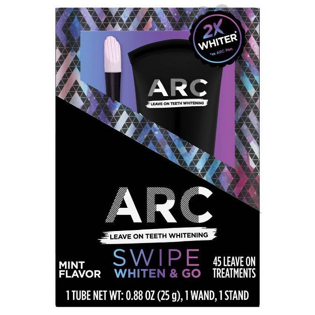 ARC Oral Care Leave on Teeth Whitening, 45 Treatments, 1 Wand and 1 Stand - 0.88oz | Target