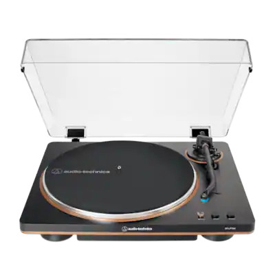 Audio-Technica - AT-LP70X-BZ Fully Automatic Belt-Drive Turntable - Black/bronze | Best Buy U.S.