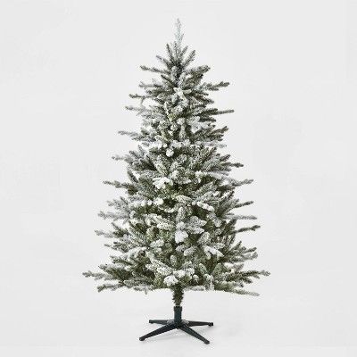 6ft Unlit Artificial Christmas Tree Flocked Balsam Fir - Wondershop™ | Target