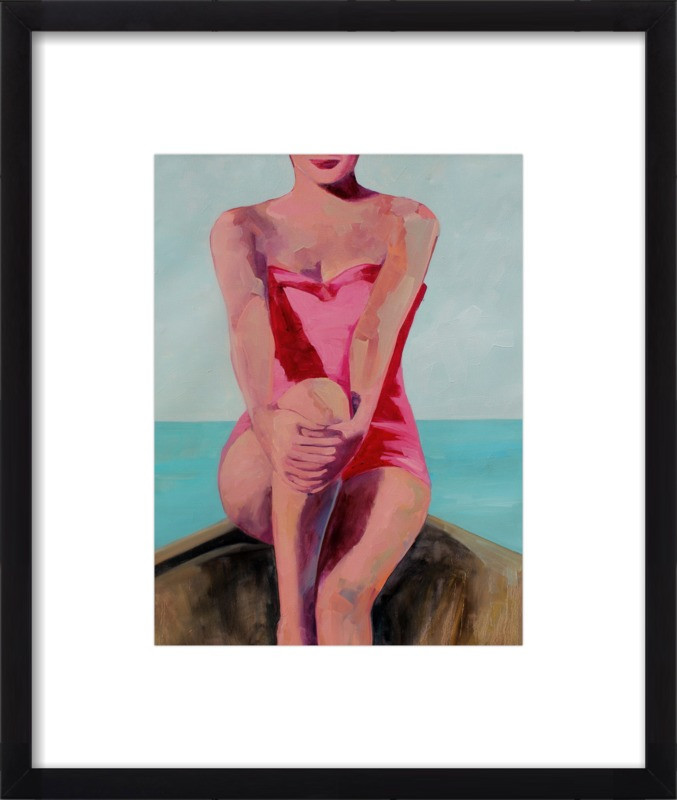 Woman in a Boat | Artfully Walls