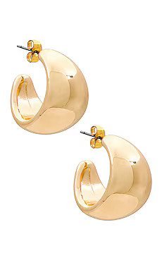 SHASHI Kasumi Hoop in Gold from Revolve.com | Revolve Clothing (Global)