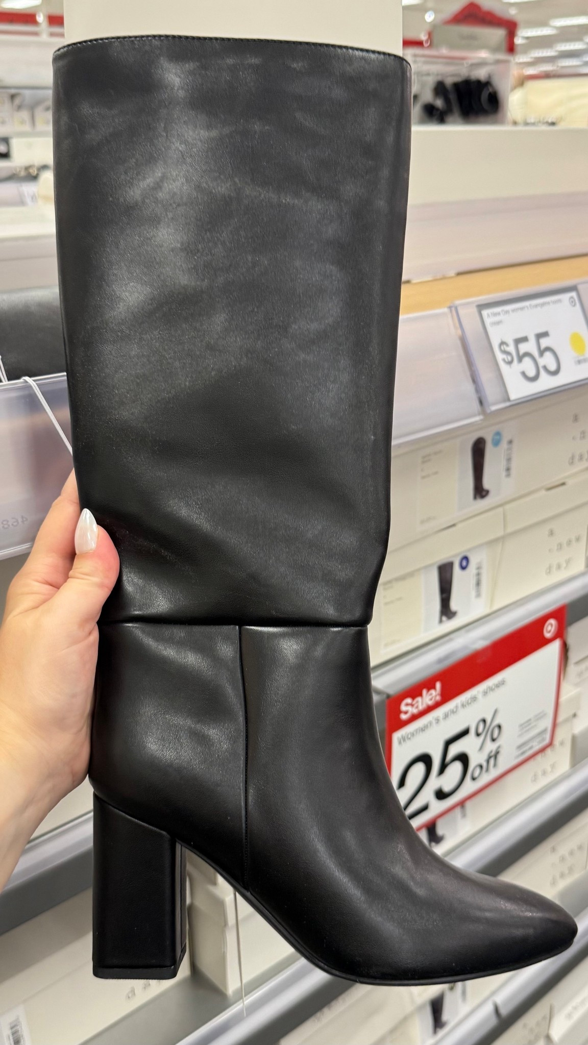 Black leather boots memory foam insole comfortable 

These fall boots are a must for your autumn wardrobe, chic, comfortable, and ready for everything from family photos to work to thanksgiving outfits to date night. With leather finishes, adjustable shafts, and pair-well styling, they’re the perfect boot to elevate sweaters, skirts, or jeans.

fall boots, under knee high boots women, trending boots, fall footwear, chic boots outfit, cozy fall boots, boot style for fall, leather boots women, fall outfit boots, tall boots 

#LTKShoeCrush #LTKFindsUnder50 #LTKStyleTip