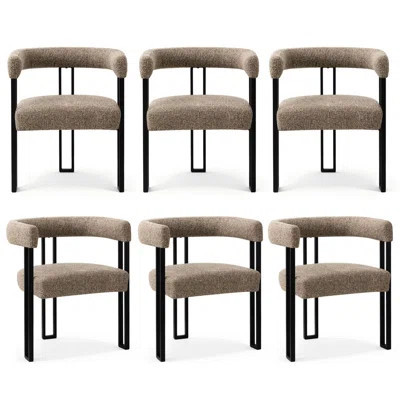 Desai 18" Seat Height Upholstered Dining Armchair (Set of 6) | Wayfair North America