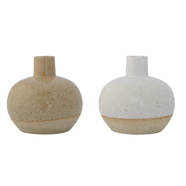 Keyes Stoneware Table Vase (Set of 2) | Wayfair North America