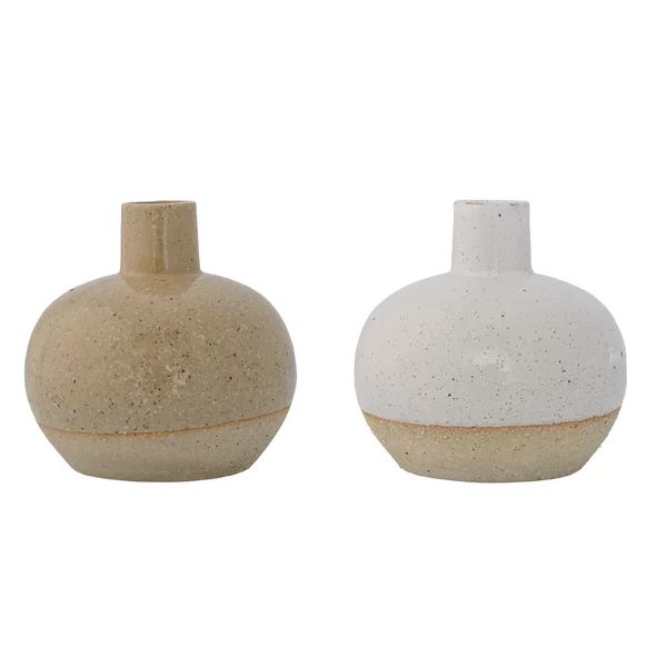 Keyes Stoneware Table Vase (Set of 2) | Wayfair North America