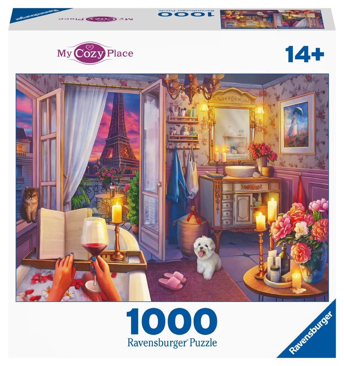 Ravensburger Cozy Bathroom Adult Jigsaw Puzzle | 1000 pc | Walmart (US)