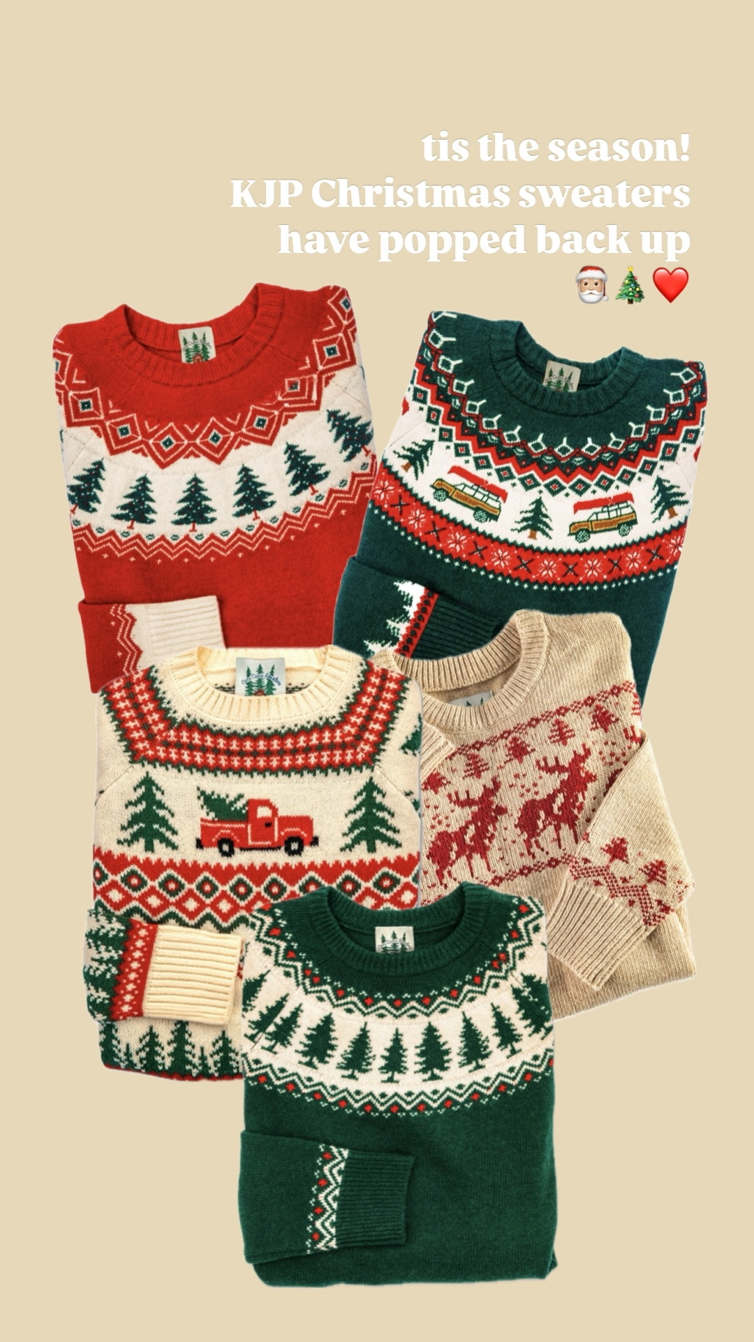 tis the season! KJP christmas sweater are BACK! 🎅🏼🎄❤️

#LTKSeasonal