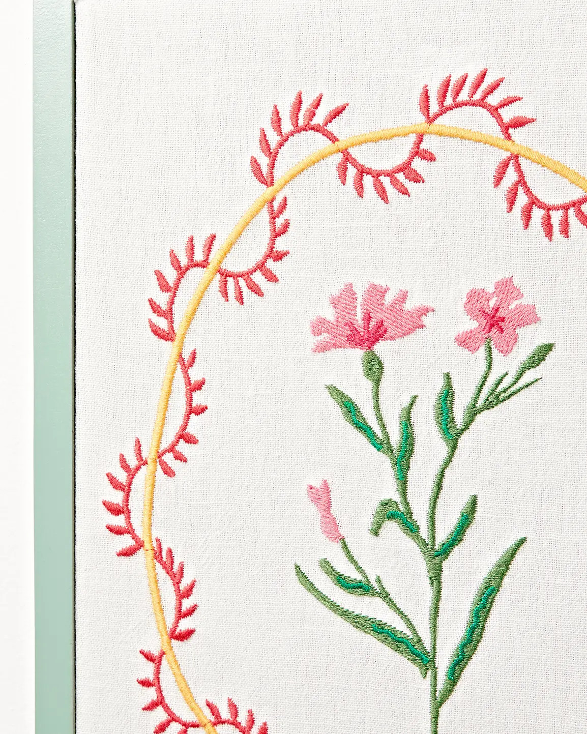Embroidered Floral Wall Art | Oliver Bonas | Oliver Bonas (Global)