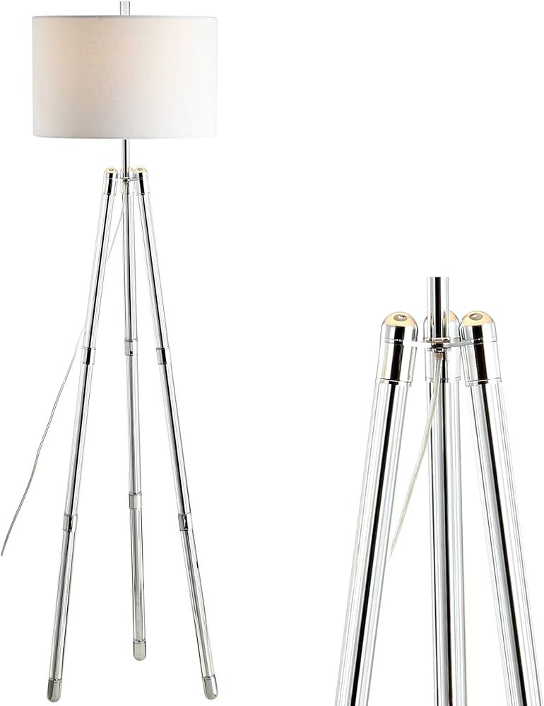 JONATHAN Y JYL2081A Arliss 60" Surveyor's Tripod Metal/Crystal LED Floor Lamp Contemporary,Glam,M... | Amazon (US)