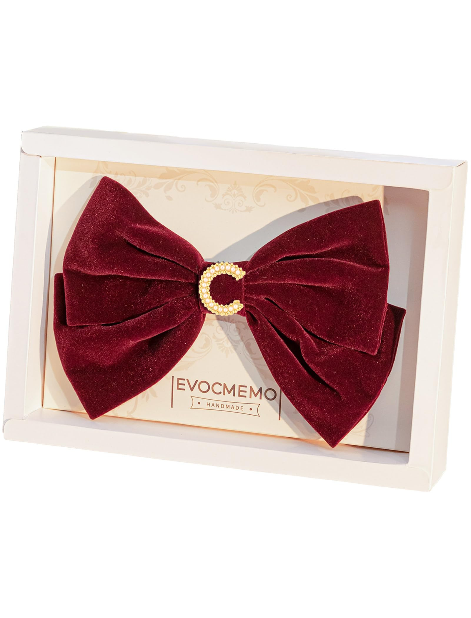Velvet Hair Bows, Hair Clips for Women, Hair Accessories for Girls, Hair Ribbon Barrettes with Pe... | Amazon (US)