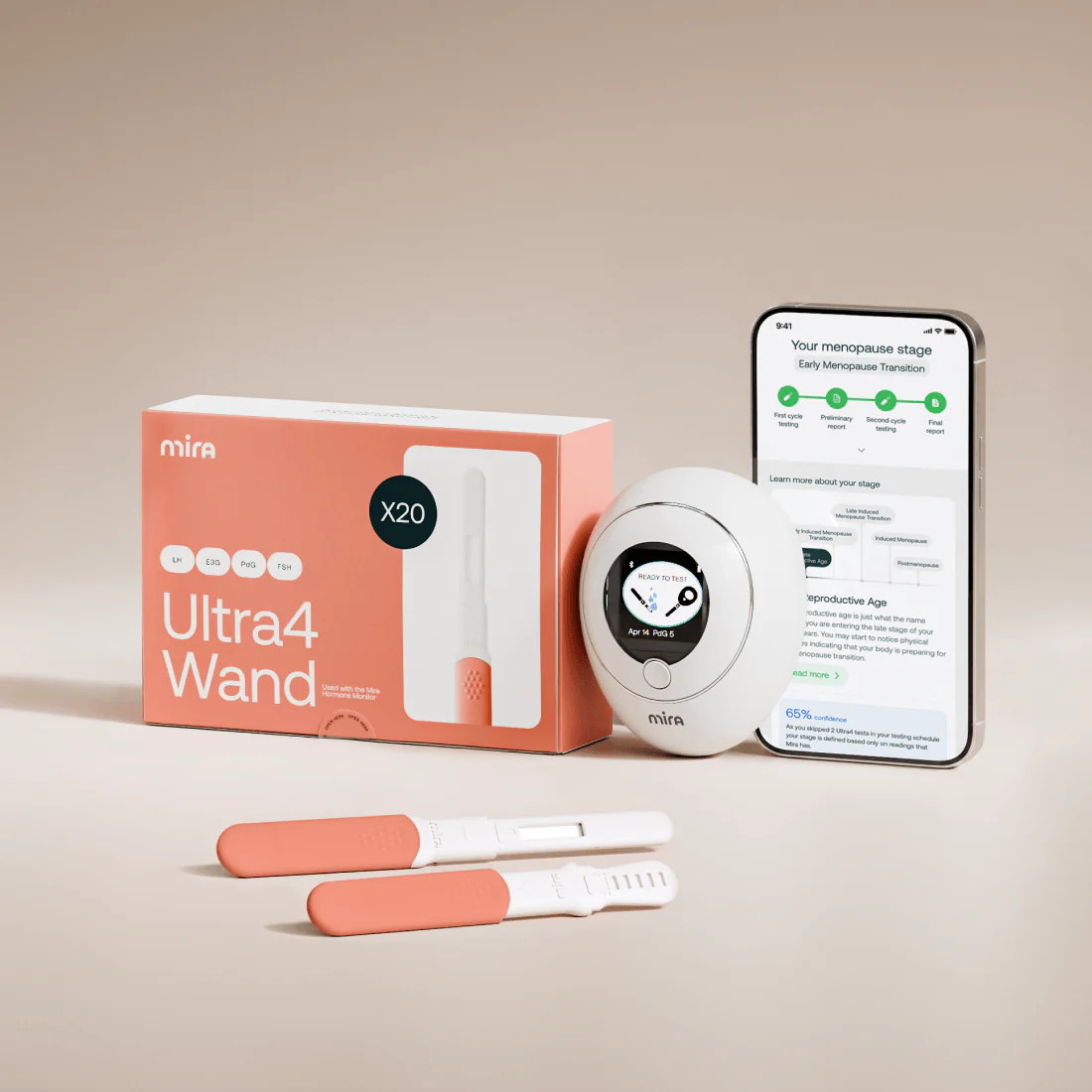 Ultra4 for Perimenopause: track LH, E3G, PdG, FSH at home | Mira Fertility