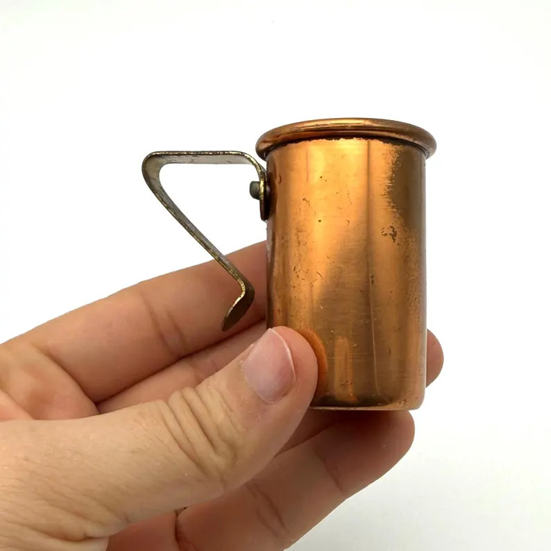 Vintage Solid Copper Measuring Cups Set, Brass Handle, MCM Farmhouse Kitchen - Etsy | Etsy (Global)