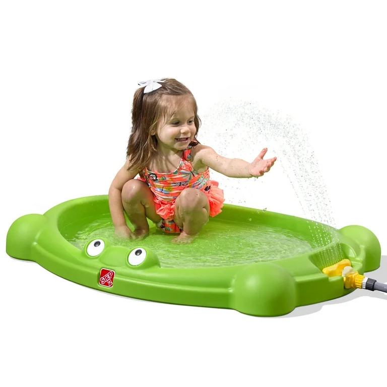 Step2 Waterbug Splash Pad Green Plastic Outdoor Water Playset for Toddlers | Walmart (US)