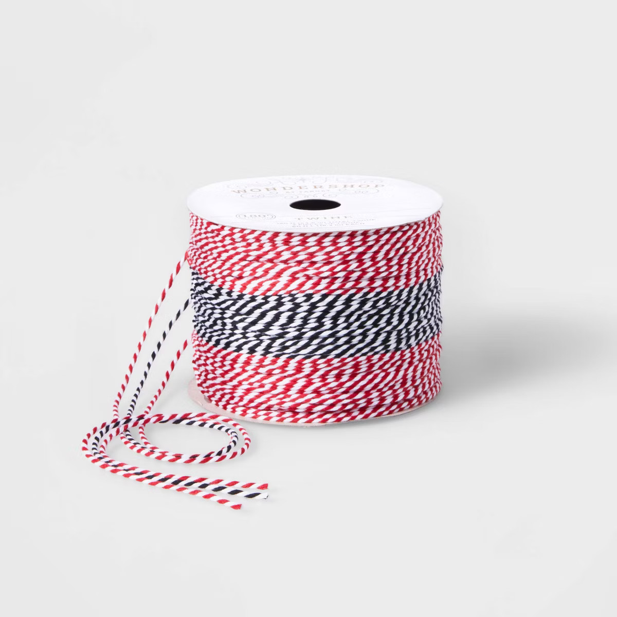 3ct 2" Baker's Twine Ribbon Red/Black 180ft - Wondershop™ | Target