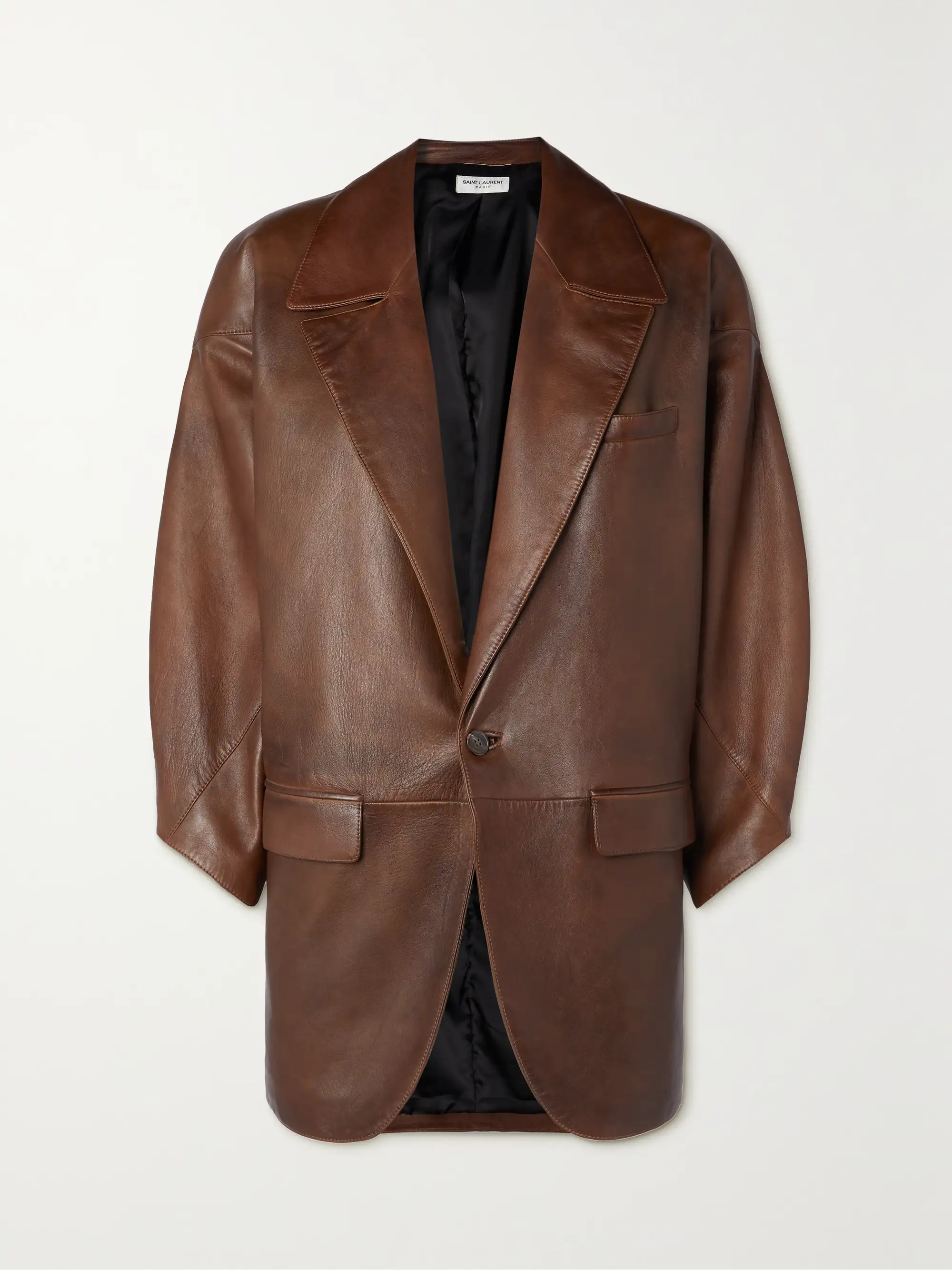 Leather blazer | NET-A-PORTER (UK & EU)