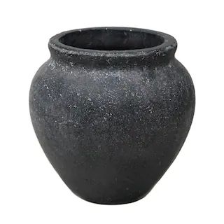Fall 7.5" x 7.1" Black Cement Vase by Ashland® | Michaels Stores